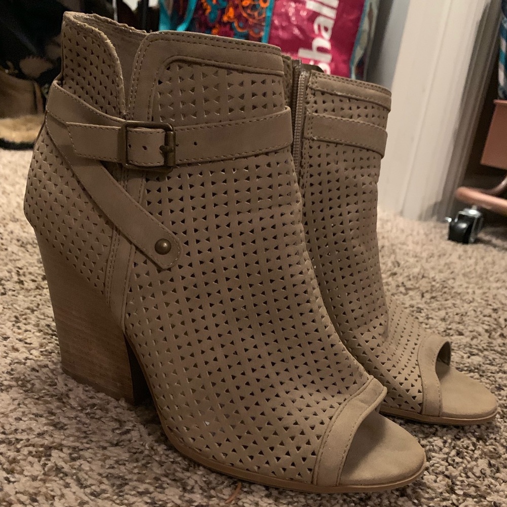Peep Toe Booties